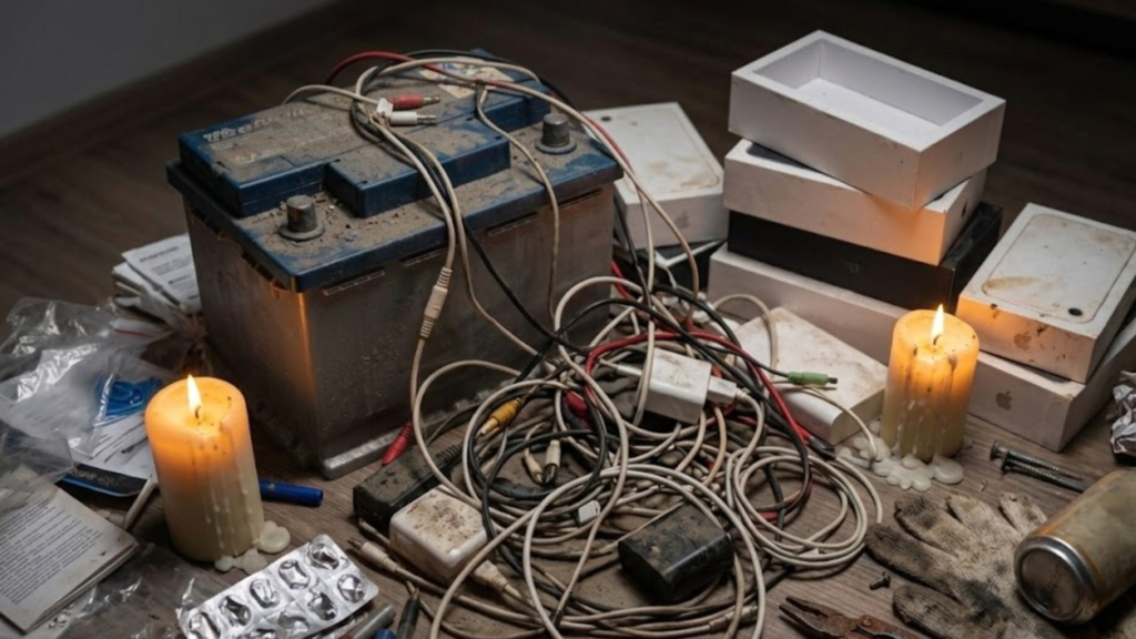 inverter not working during power cut problem