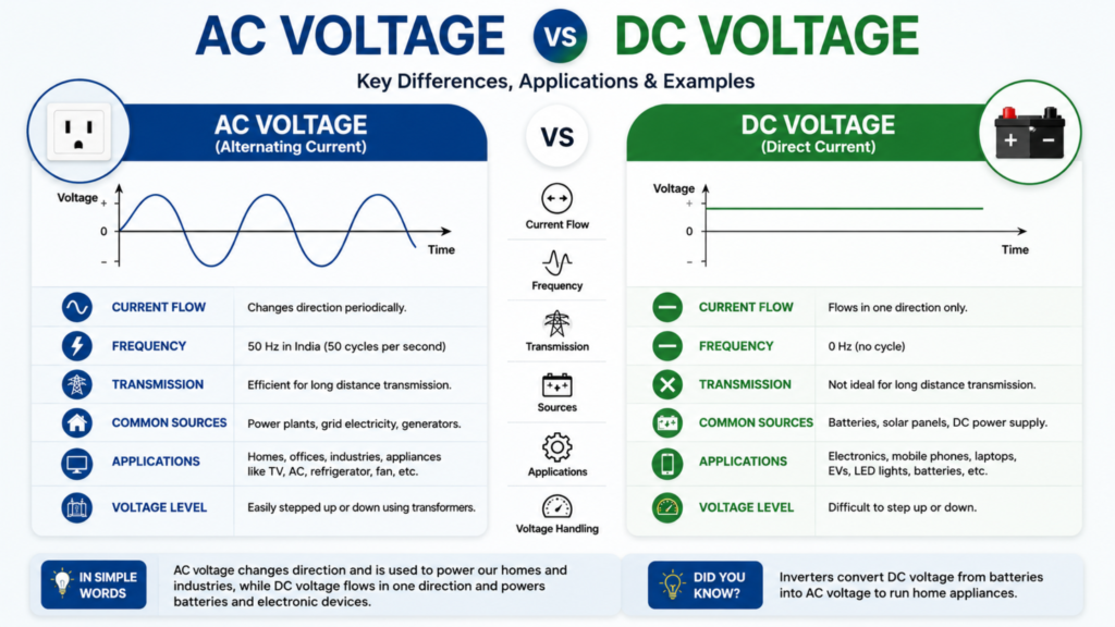 AC Voltage vs DC Voltage