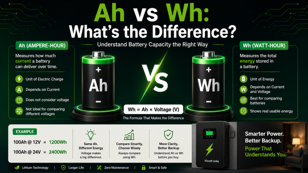 Ah vs Wh