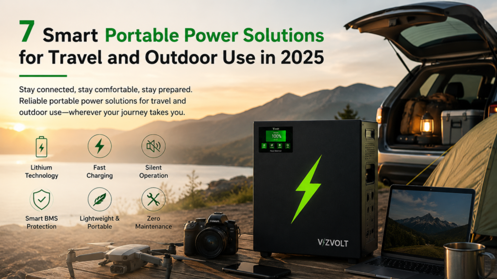 Portable Power Solutions for Travel and Outdoor Use during camping and road trips