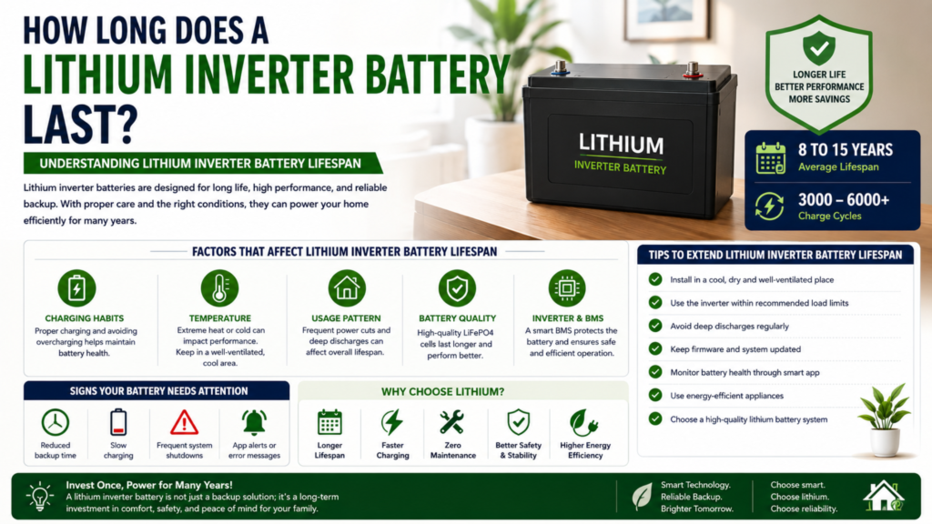lithium inverter battery lifespan