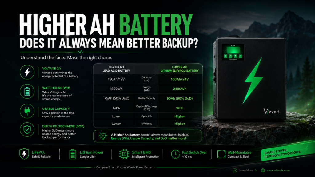 Higher Ah Battery vs watt-hours explained
